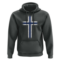Norway Flag Distressed Nordic Symbol Norwegian Fans Hoodie