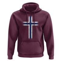 Norway Flag Distressed Nordic Symbol Norwegian Fans Hoodie