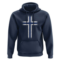 Norway Flag Distressed Nordic Symbol Norwegian Fans Hoodie