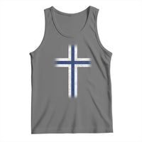 Norway Flag Distressed Nordic Symbol Norwegian Fans Tank Top