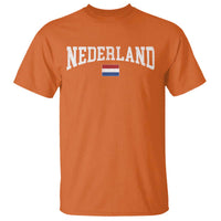Nederland Sports Throwback Design T Shirt Vintage Dutch Holland Flag Soccer Jersey Style