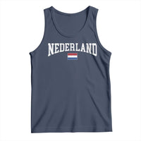 Nederland Sports Throwback Design Tank Top Vintage Dutch Holland Flag Soccer Jersey Style
