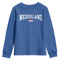 Nederland Sports Throwback Design Youth Sweatshirt Vintage Dutch Holland Flag Soccer Jersey Style