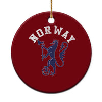 Norway Norwegian Lion Athletic Sports Jersey Style Ceramic Ornament