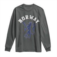 Norway Norwegian Lion Athletic Sports Jersey Style Long Sleeve Shirt