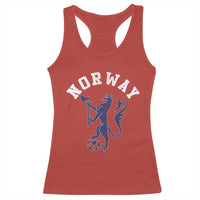 Norway Norwegian Lion Athletic Sports Jersey Style Racerback Tank Top
