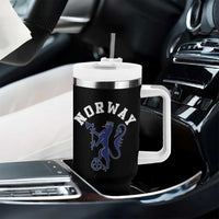 Norway Norwegian Lion Athletic Sports Jersey Style Tumbler With Handle