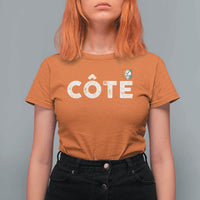 Côte D Ivoire T Shirt For Women Ivory Coast Crest Football Family Matching