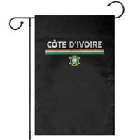 Côte D'ivoire Elephant Sporty Ivory Coast Flag Garden Flag