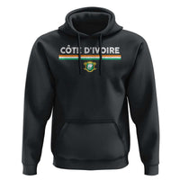 Côte D'ivoire Elephant Sporty Ivory Coast Flag Hoodie