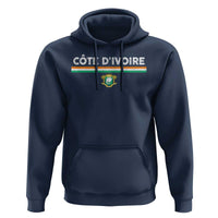 Côte D'ivoire Elephant Sporty Ivory Coast Flag Hoodie