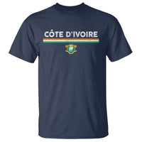 Côte D'ivoire Elephant Sporty Ivory Coast Flag T Shirt