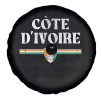 Côte D Ivoire Spare Tire Cover Flag of Ivory Coast Elephant Crest Football