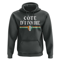 Côte D Ivoire Hoodie Flag of Ivory Coast Elephant Crest Football