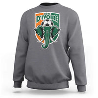 Côte D'ivoire Classic Ivory Coast Elephant Football Sweatshirt Ivorians Pride