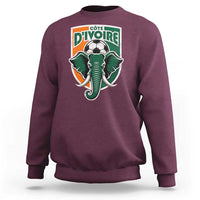 Côte D'ivoire Classic Ivory Coast Elephant Football Sweatshirt Ivorians Pride