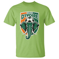 Côte D'ivoire Classic Ivory Coast Elephant Football T Shirt Ivorians Pride