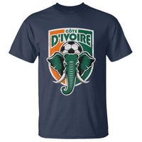 Côte D'ivoire Classic Ivory Coast Elephant Football T Shirt Ivorians Pride