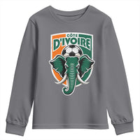 Côte D'ivoire Classic Ivory Coast Elephant Football Youth Sweatshirt Ivorians Pride