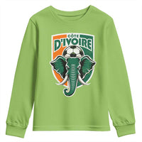 Côte D'ivoire Classic Ivory Coast Elephant Football Youth Sweatshirt Ivorians Pride