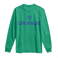 Oranje Holland Emblem Lion Nederland Dutch Heritage Long Sleeve Shirt