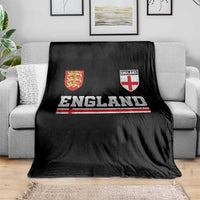 England Three Lions Symbol Red Cross Athletic Jersey Style Throw Blanket