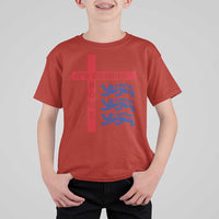 It Is Coming Home England Football T Shirt For Kid St George Cross Three Lions