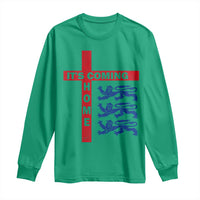 It Is Coming Home England Football Long Sleeve Shirt St George Cross Three Lions