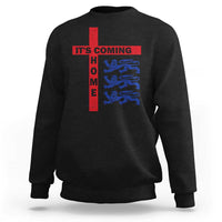 It Is Coming Home England Football Sweatshirt St George Cross Three Lions