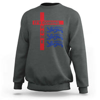 It Is Coming Home England Football Sweatshirt St George Cross Three Lions