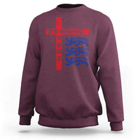 It Is Coming Home England Football Sweatshirt St George Cross Three Lions