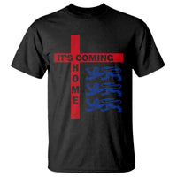 It Is Coming Home England Football T Shirt St George Cross Three Lions