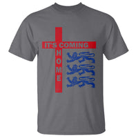 It Is Coming Home England Football T Shirt St George Cross Three Lions