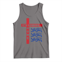 It Is Coming Home England Football Tank Top St George Cross Three Lions