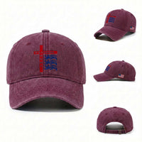 It Is Coming Home England Football Washed Cotton Baseball Cap St George Cross Three Lions