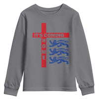 It Is Coming Home England Football Youth Sweatshirt St George Cross Three Lions
