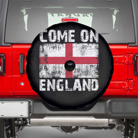 Come On England Spare Tire Cover Vintage St George Cross Flag Football Fan