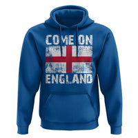 Come On England Hoodie Vintage St George Cross Flag Football Fan