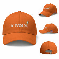 Côte D Ivoire Baseball Cap Ivory Coast Crest Football Elephant Family Matching