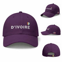 Côte D Ivoire Baseball Cap Ivory Coast Crest Football Elephant Family Matching