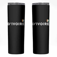 Côte D Ivoire Skinny Tumbler Ivory Coast Crest Football Elephant Family Matching