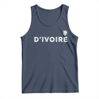 Côte D Ivoire Tank Top Ivory Coast Crest Football Elephant Family Matching