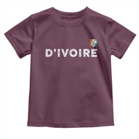 Côte D Ivoire Toddler T Shirt Ivory Coast Crest Football Elephant Family Matching