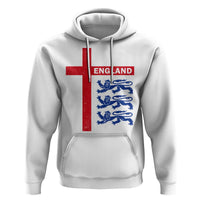 England Football St George Cross Three Lions Emblem Hoodie