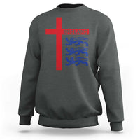England Football St George Cross Three Lions Emblem Sweatshirt