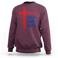 England Football St George Cross Three Lions Emblem Sweatshirt