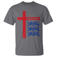 England Football St George Cross Three Lions Emblem T Shirt