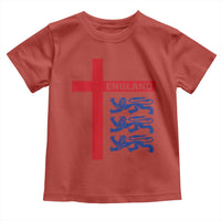 England Football St George Cross Three Lions Emblem Toddler T Shirt