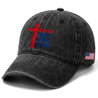 England Football St George Cross Three Lions Emblem Washed Cotton Baseball Cap
