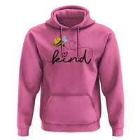 Positive Quote Bee Hoodie Be Kind Pencil Back To School Bumblebee - Wonder Print Shop